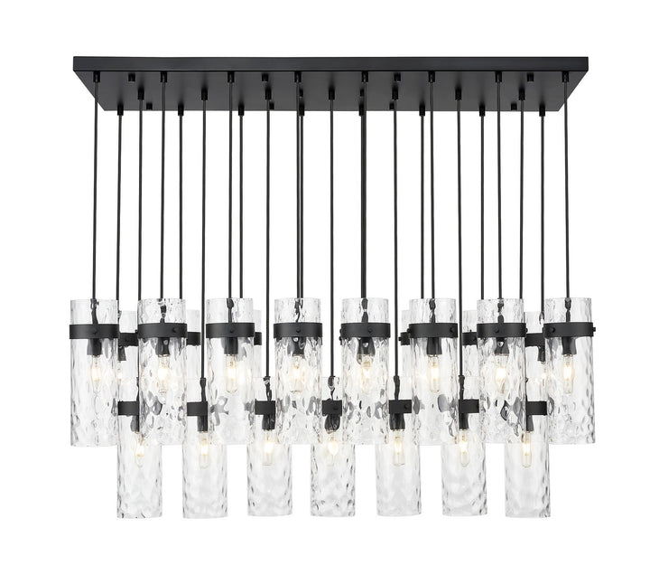 Z-Lite Canada - 7002P5-23L-MB - 23 Light Linear Chandelier - Fontaine - Matte Black
