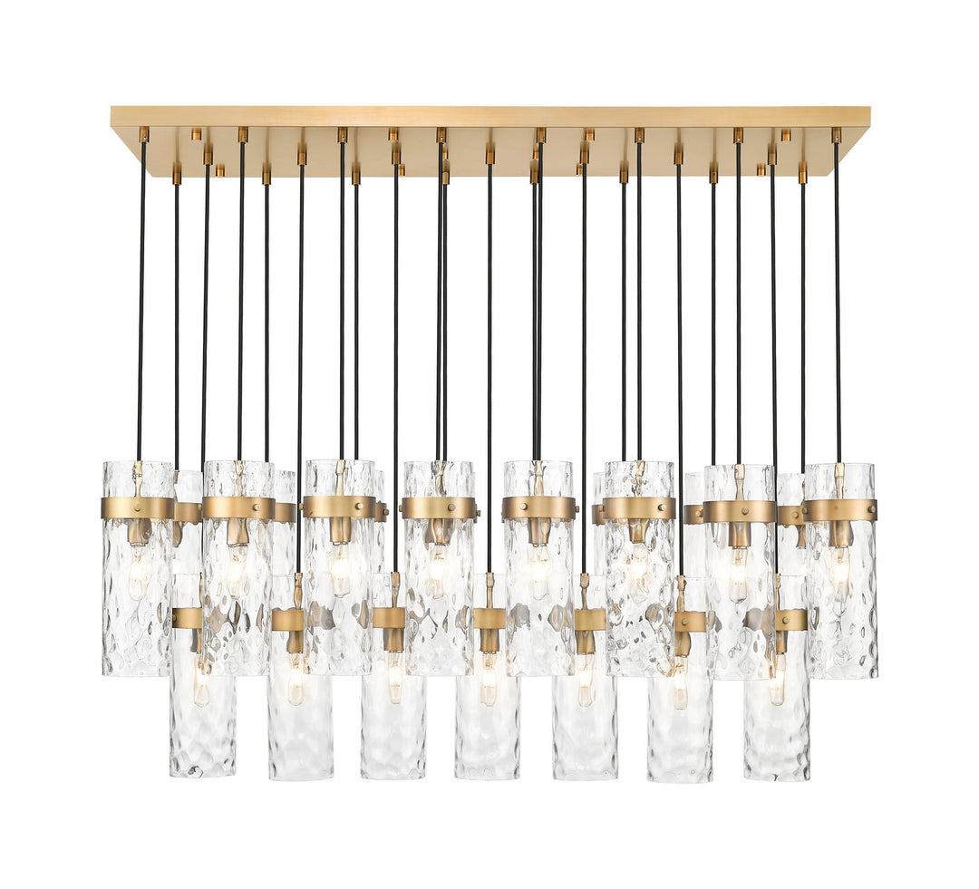Z-Lite Canada - 7002P5-23L-RB - 23 Light Linear Chandelier - Fontaine - Rubbed Brass