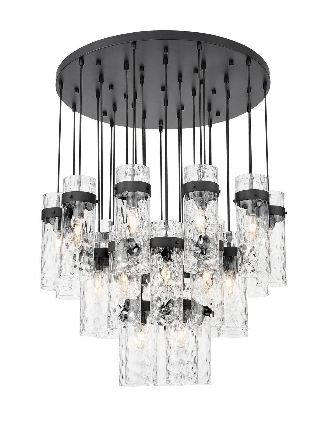 Z-Lite Canada - 7002P5-27R-MB - 27 Light Chandelier - Fontaine - Matte Black