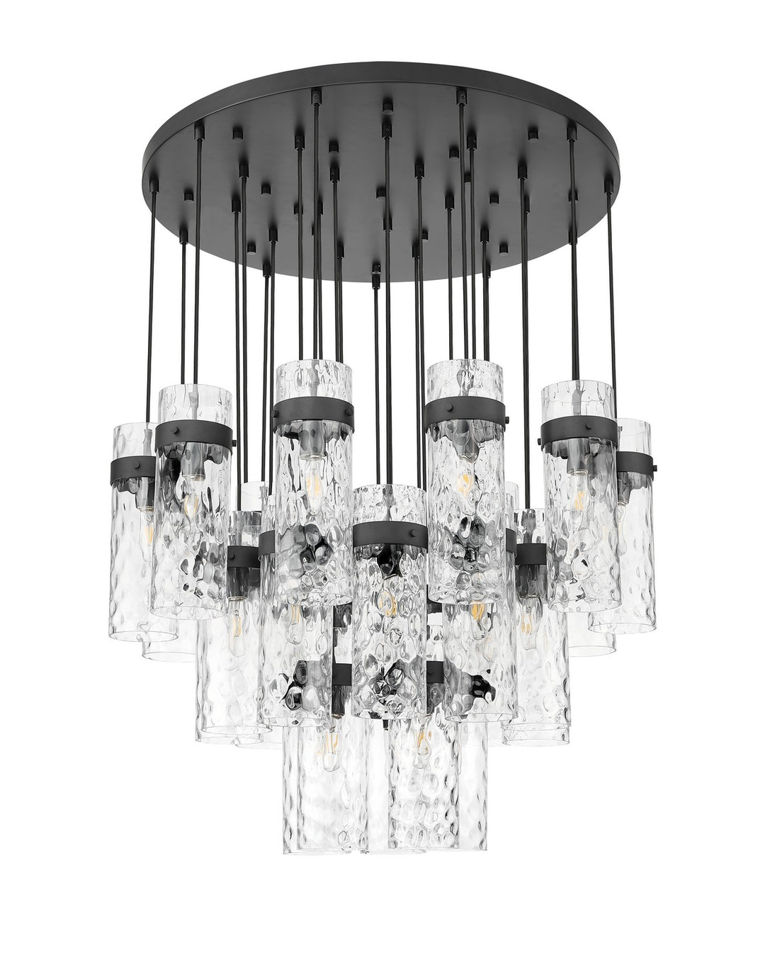 Z-Lite Canada - 7002P5-27R-MB - 27 Light Chandelier - Fontaine - Matte Black
