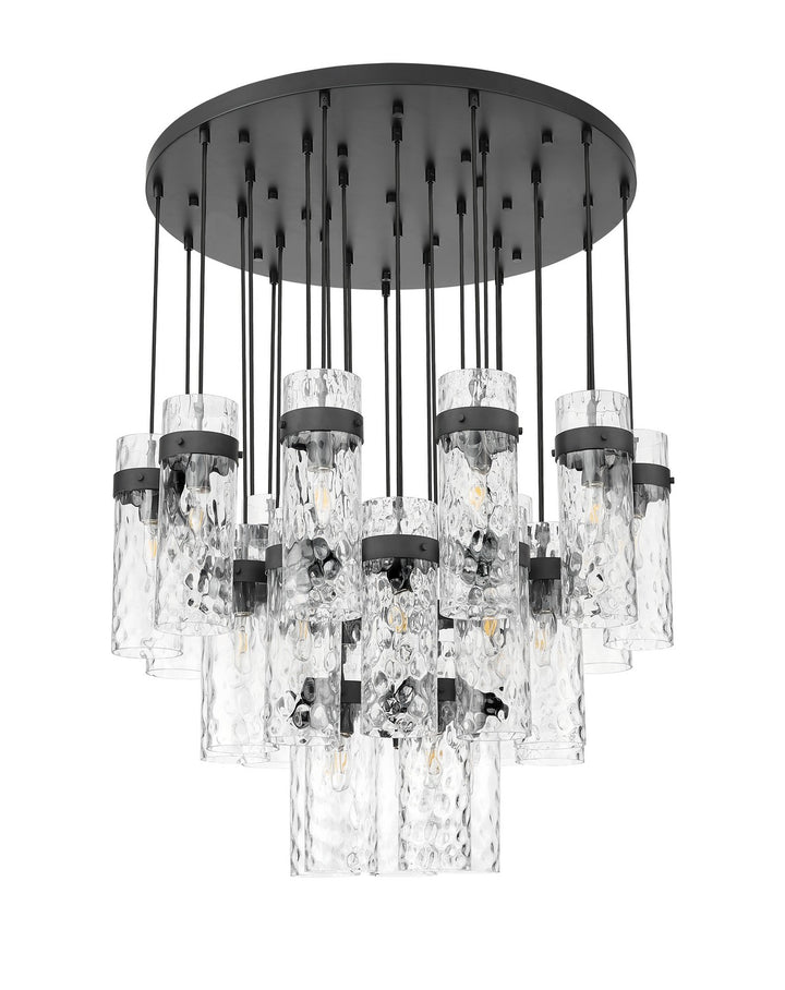 Z-Lite Canada - 7002P5-27R-MB - 27 Light Chandelier - Fontaine - Matte Black