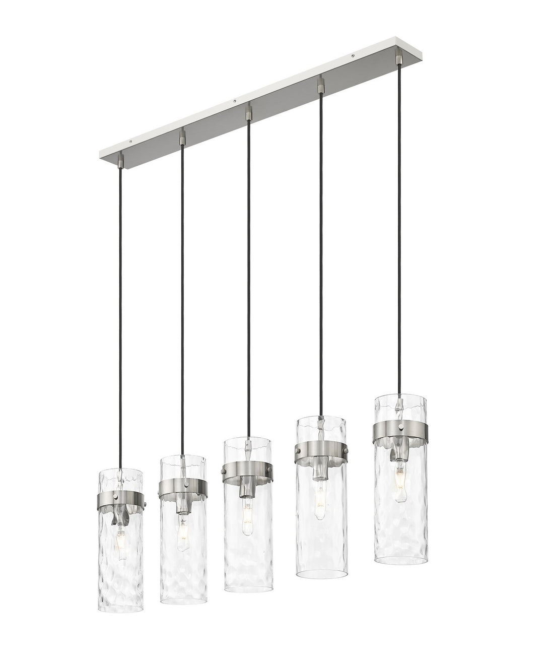 Z-Lite Canada - 7002P5-5L-BN - Five Light Linear Chandelier - Fontaine - Brushed Nickel