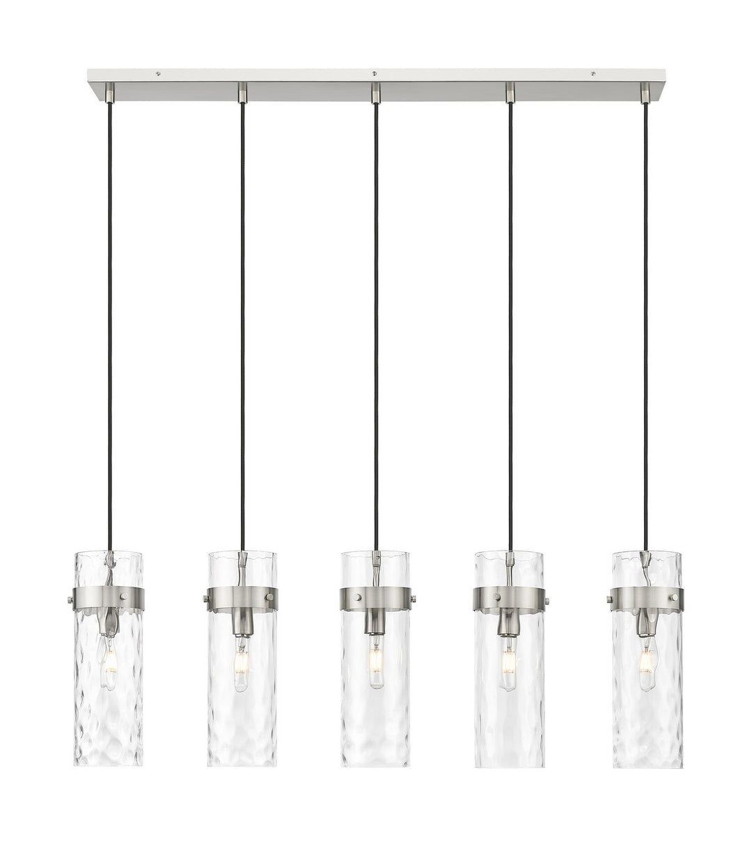 Z-Lite Canada - 7002P5-5L-BN - Five Light Linear Chandelier - Fontaine - Brushed Nickel