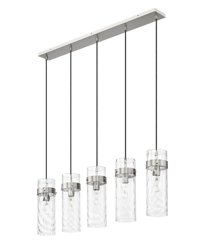 Z-Lite Canada - 7002P5-5L-BN - Five Light Linear Chandelier - Fontaine - Brushed Nickel