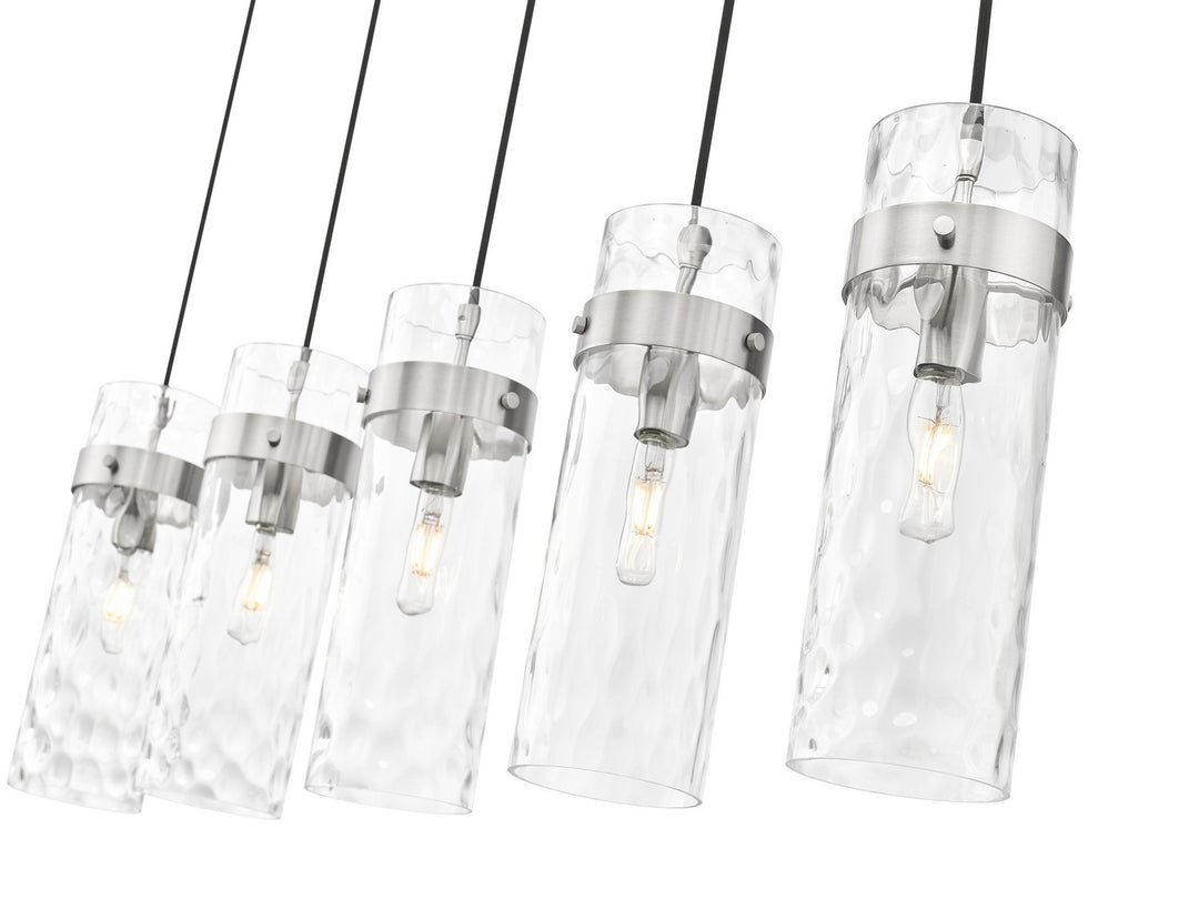 Z-Lite Canada - 7002P5-5L-BN - Five Light Linear Chandelier - Fontaine - Brushed Nickel