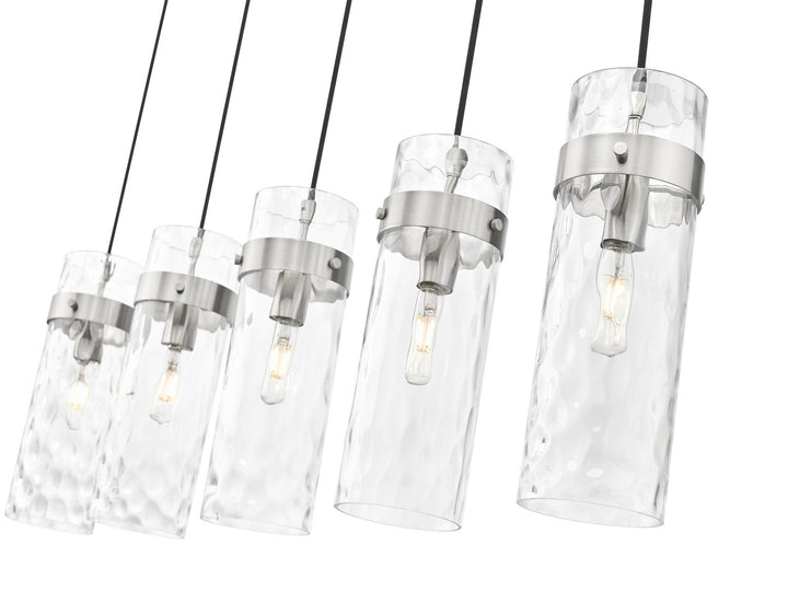 Z-Lite Canada - 7002P5-5L-BN - Five Light Linear Chandelier - Fontaine - Brushed Nickel
