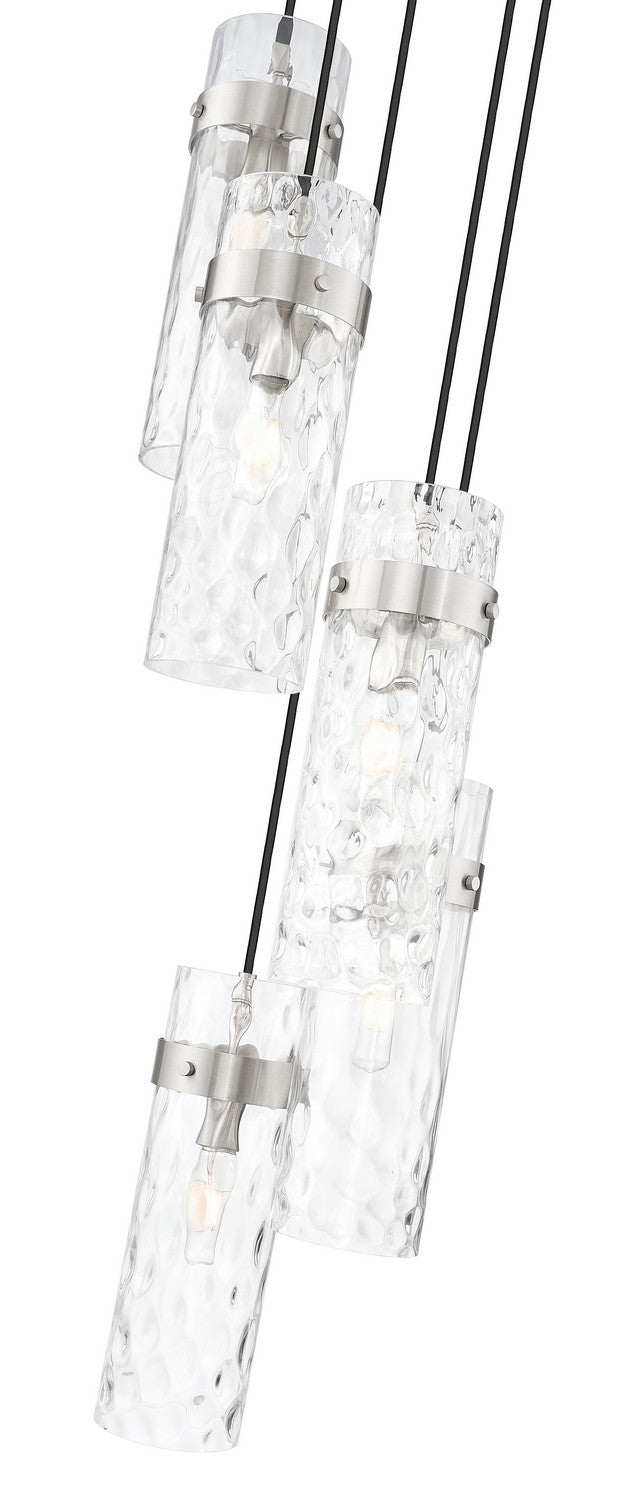 Z-Lite Canada - 7002P5-5R-BN - Five Light Chandelier - Fontaine - Brushed Nickel