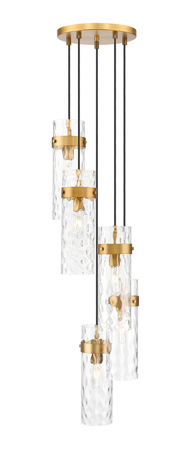Z-Lite Canada - 7002P5-5R-RB - Five Light Chandelier - Fontaine - Rubbed Brass