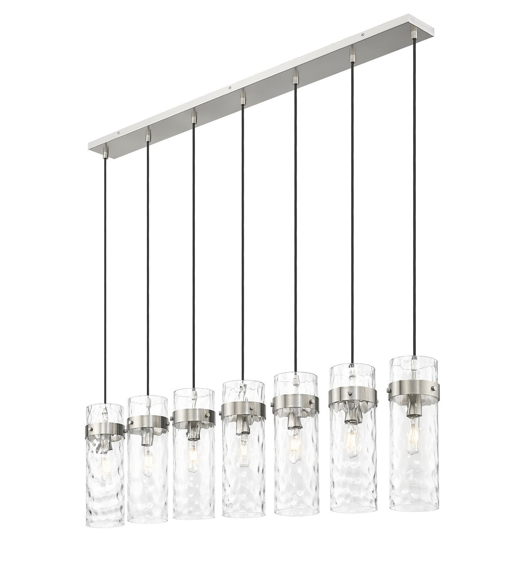 Z-Lite Canada - 7002P5-7L-BN - Seven Light Linear Chandelier - Fontaine - Brushed Nickel