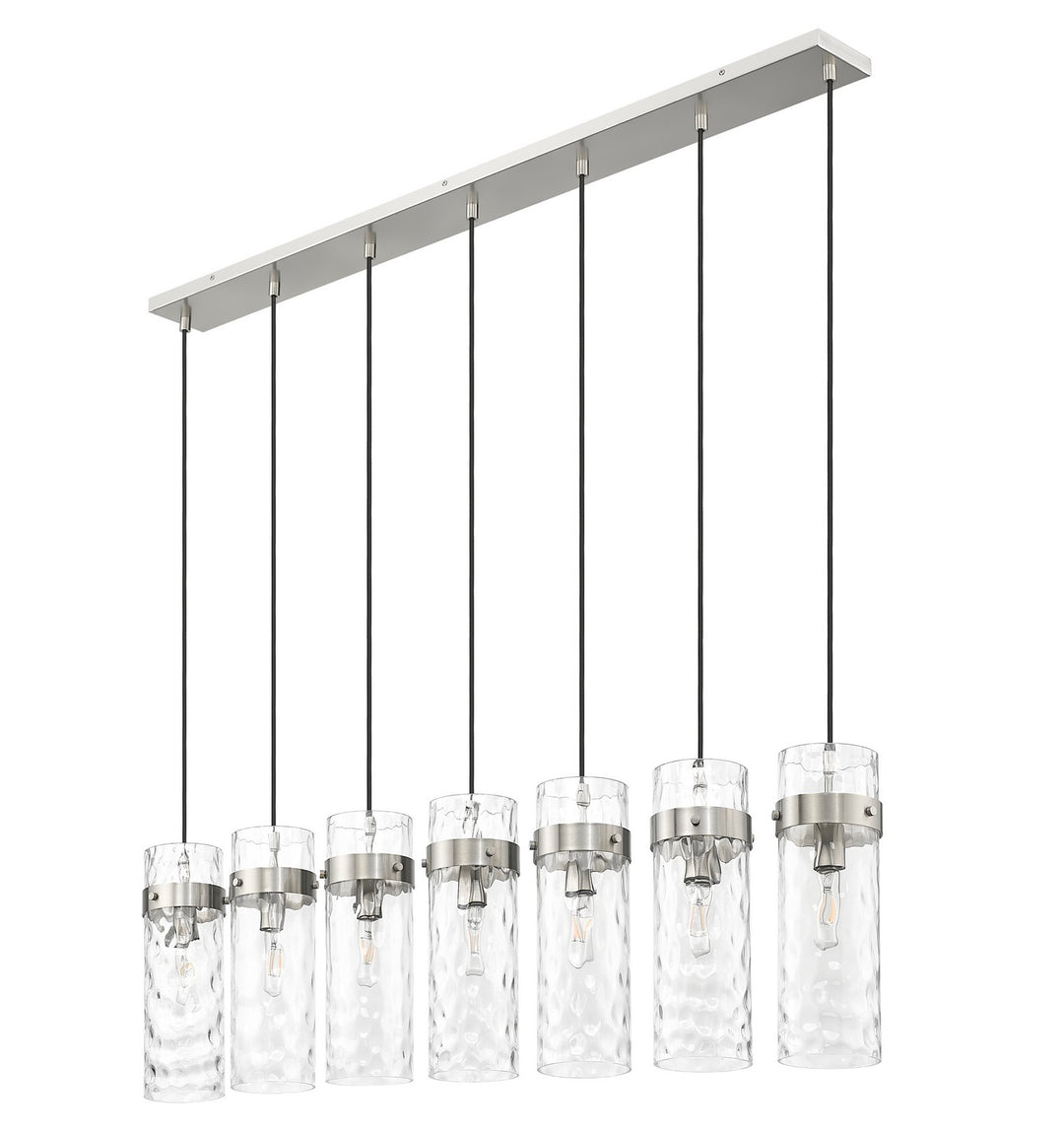 Z-Lite Canada - 7002P5-7L-BN - Seven Light Linear Chandelier - Fontaine - Brushed Nickel