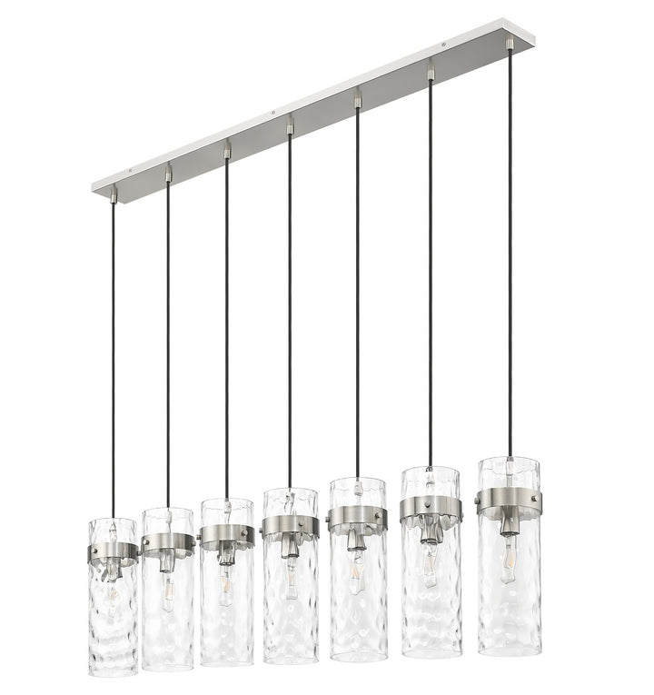 Z-Lite Canada - 7002P5-7L-BN - Seven Light Linear Chandelier - Fontaine - Brushed Nickel