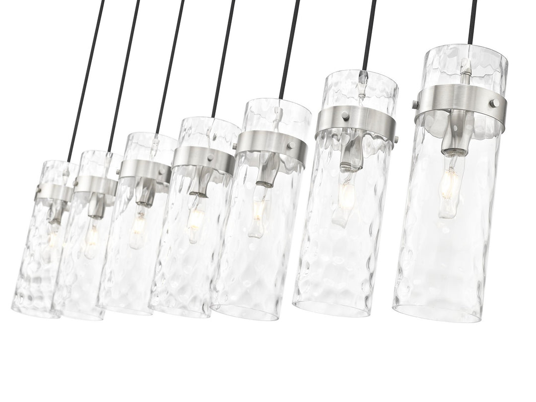 Z-Lite Canada - 7002P5-7L-BN - Seven Light Linear Chandelier - Fontaine - Brushed Nickel