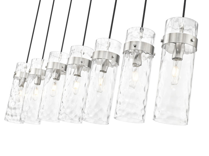 Z-Lite Canada - 7002P5-7L-BN - Seven Light Linear Chandelier - Fontaine - Brushed Nickel