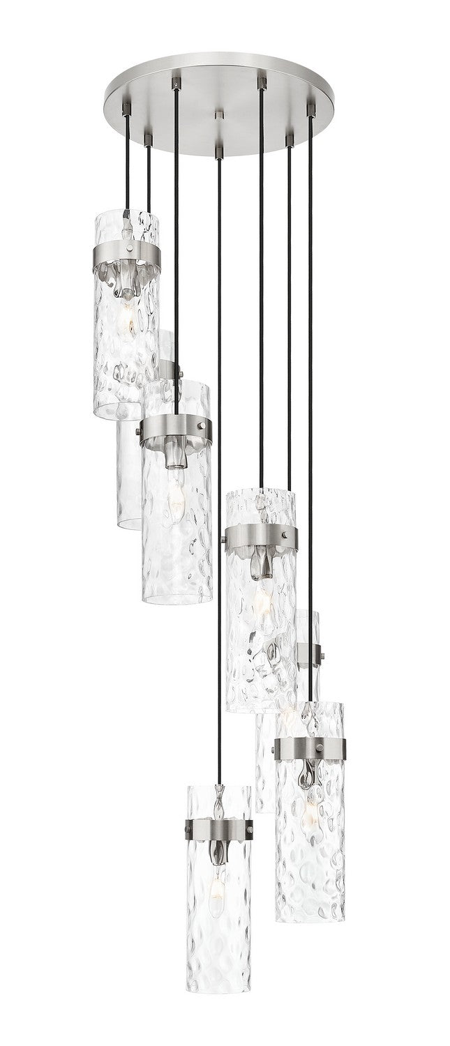 Z-Lite Canada - 7002P5-7R-BN - Seven Light Chandelier - Fontaine - Brushed Nickel