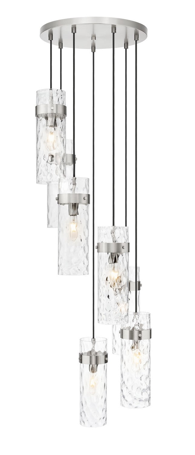 Z-Lite Canada - 7002P5-7R-BN - Seven Light Chandelier - Fontaine - Brushed Nickel