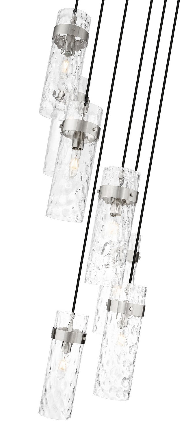 Z-Lite Canada - 7002P5-7R-BN - Seven Light Chandelier - Fontaine - Brushed Nickel
