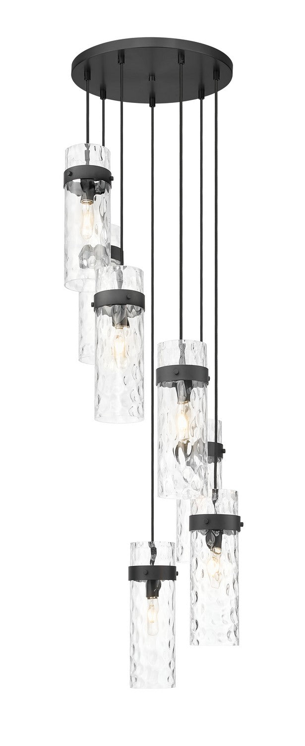 Z-Lite Canada - 7002P5-7R-MB - Seven Light Chandelier - Fontaine - Matte Black