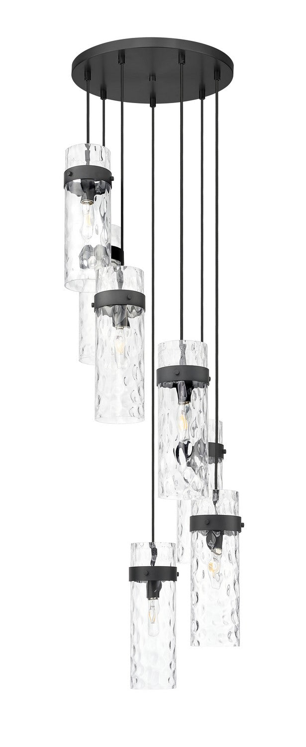 Z-Lite Canada - 7002P5-7R-MB - Seven Light Chandelier - Fontaine - Matte Black