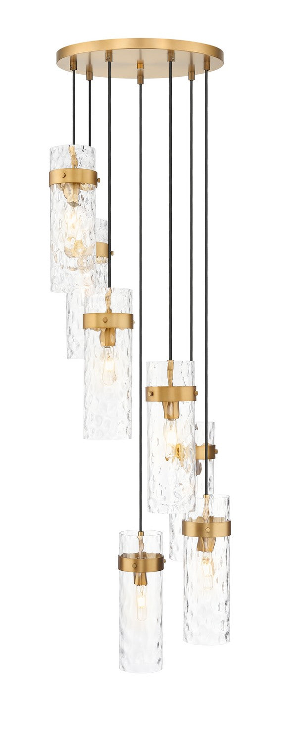 Z-Lite Canada - 7002P5-7R-RB - Seven Light Chandelier - Fontaine - Rubbed Brass