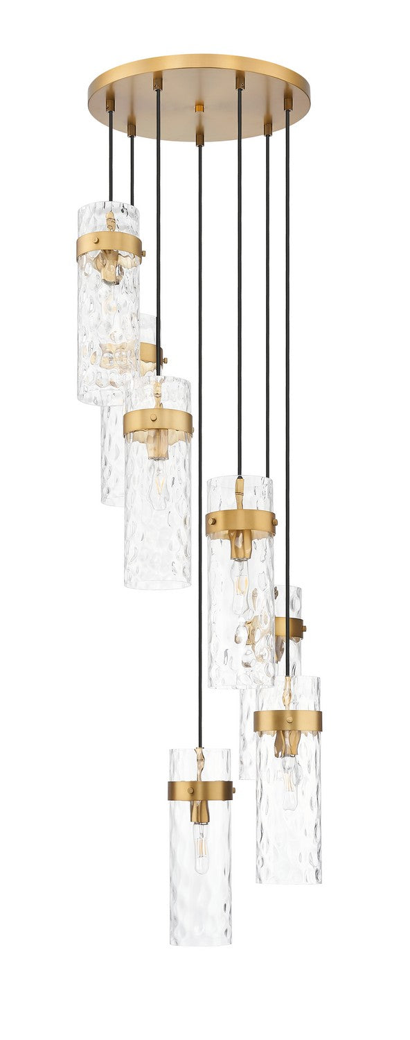 Z-Lite Canada - 7002P5-7R-RB - Seven Light Chandelier - Fontaine - Rubbed Brass