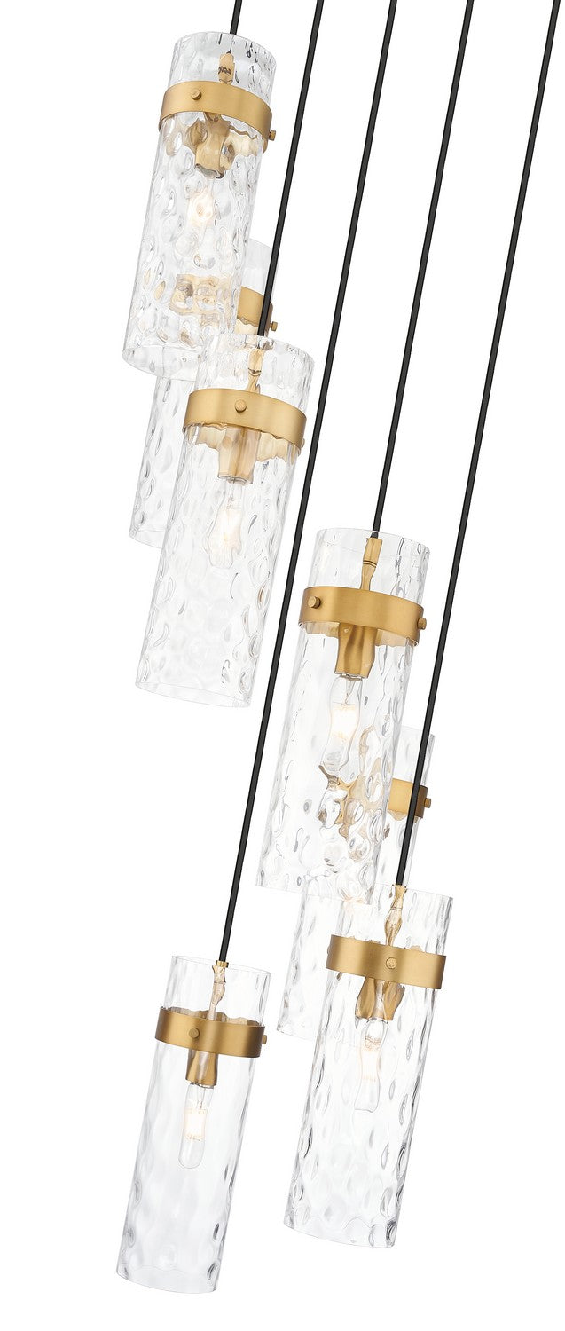 Z-Lite Canada - 7002P5-7R-RB - Seven Light Chandelier - Fontaine - Rubbed Brass