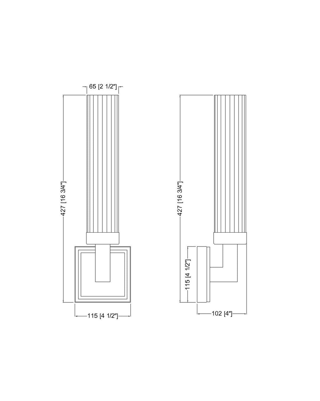 Z-Lite Canada - 740-1S-MB - One Light Wall Sconce - Beau - Matte Black