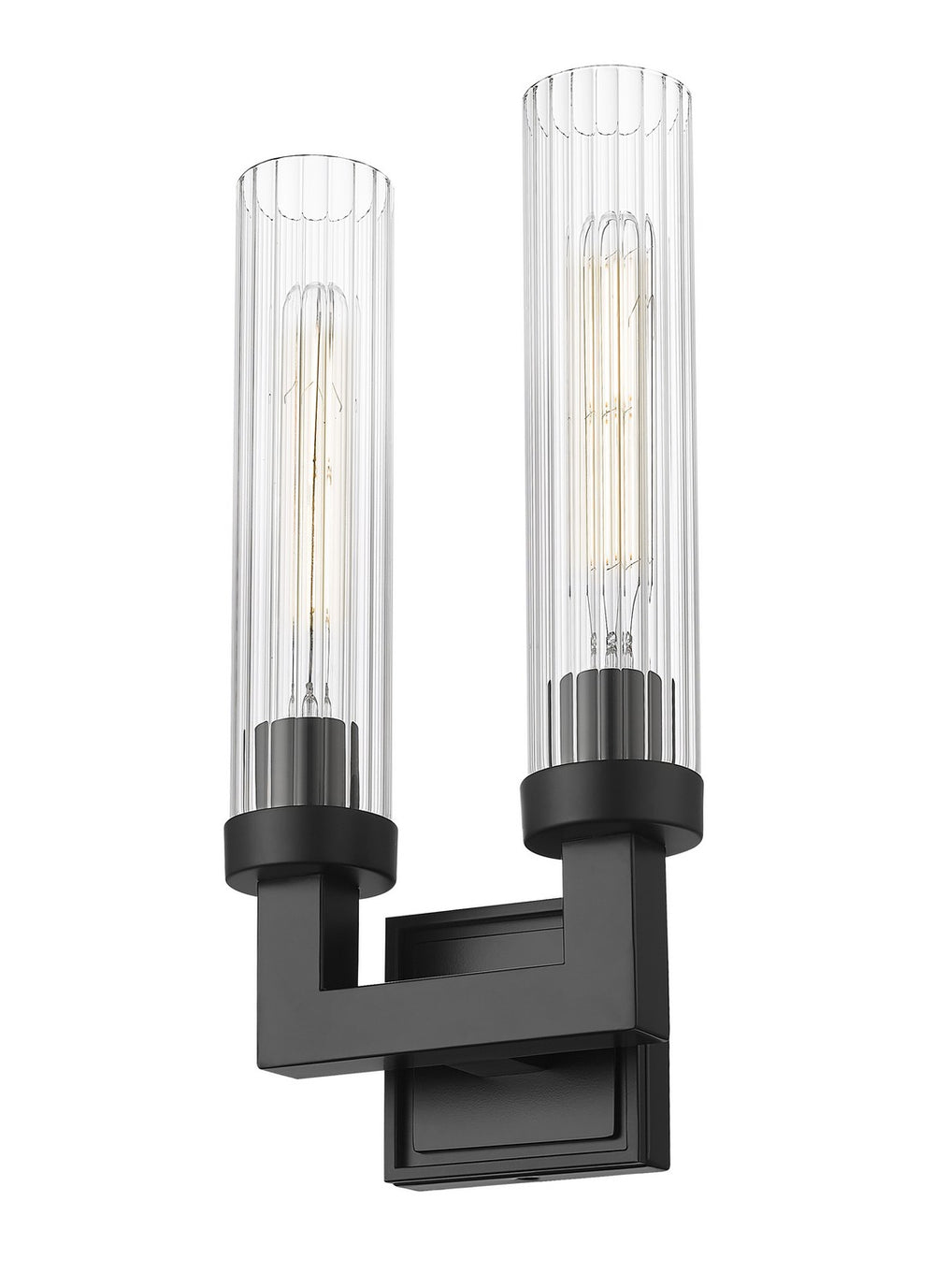 Z-Lite Canada - 740-2S-MB - Two Light Wall Sconce - Beau - Matte Black
