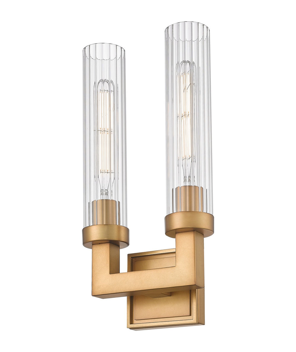 Z-Lite Canada - 740-2S-RB - Two Light Wall Sconce - Beau - Rubbed Brass