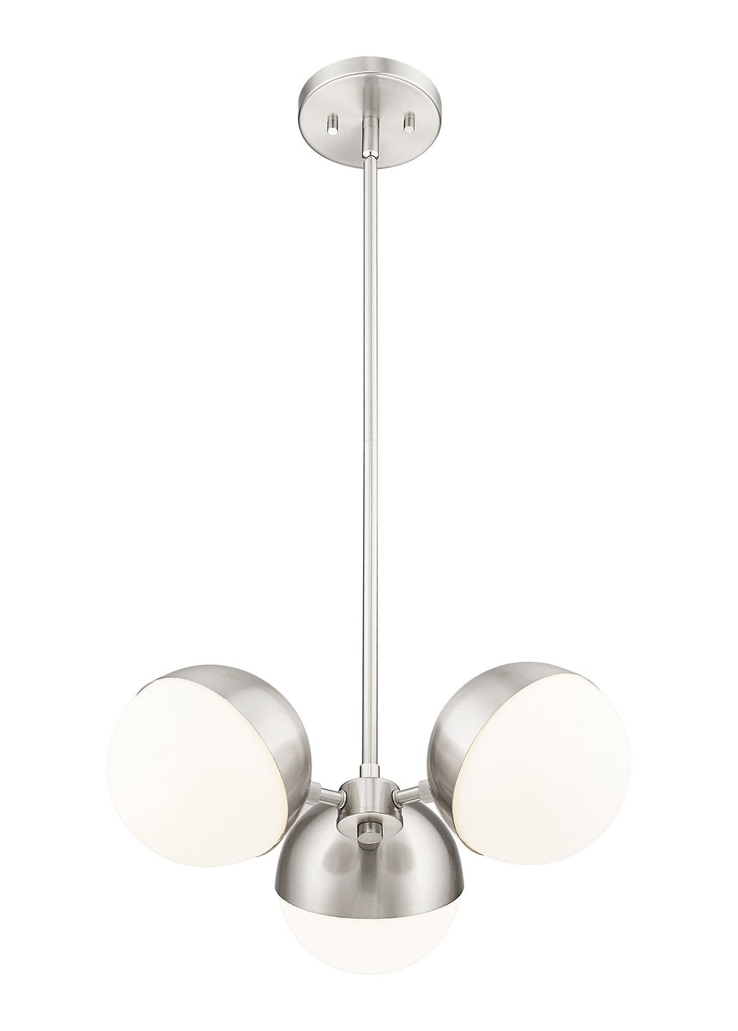 Z-Lite Canada - 7517-3BN - Three Light Chandelier - Realm Sphere - Brushed Nickel