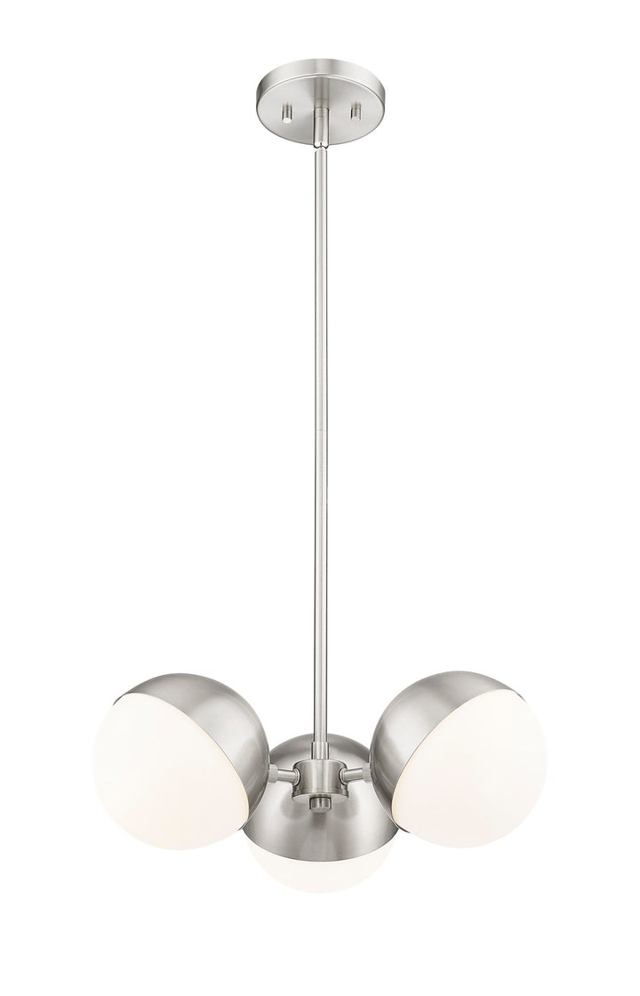 Z-Lite Canada - 7517-3BN - Three Light Chandelier - Realm Sphere - Brushed Nickel