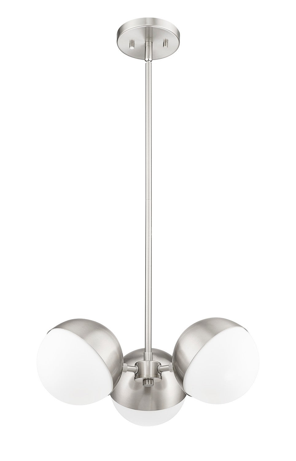 Z-Lite Canada - 7517-3BN - Three Light Chandelier - Realm Sphere - Brushed Nickel