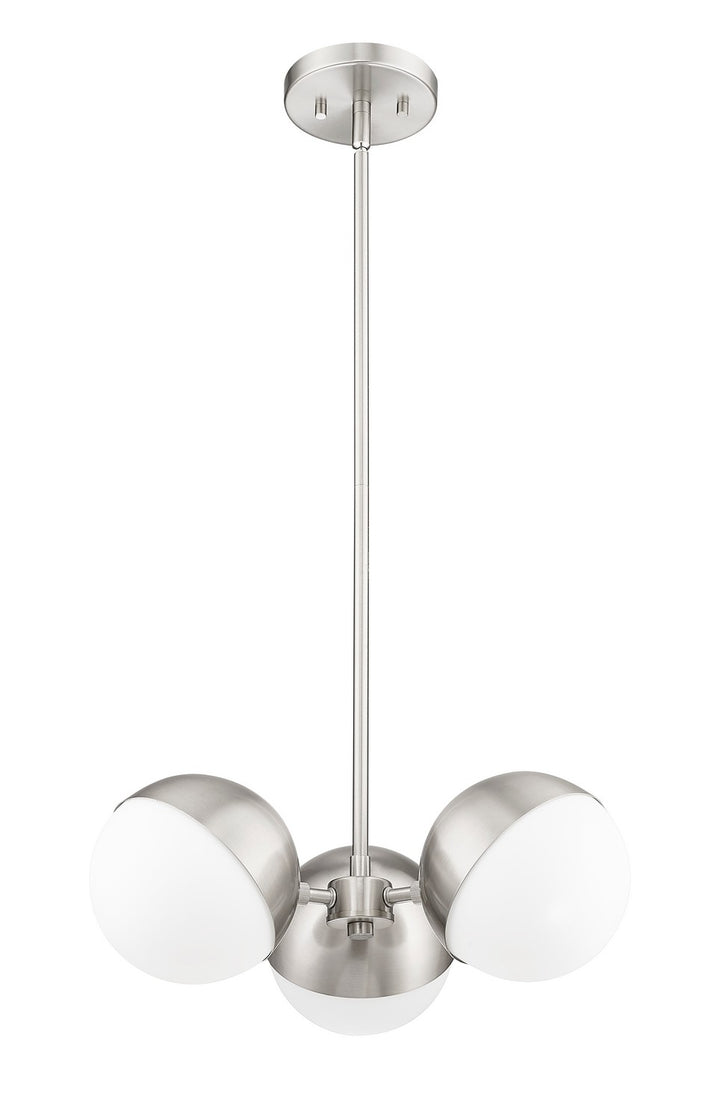 Z-Lite Canada - 7517-3BN - Three Light Chandelier - Realm Sphere - Brushed Nickel