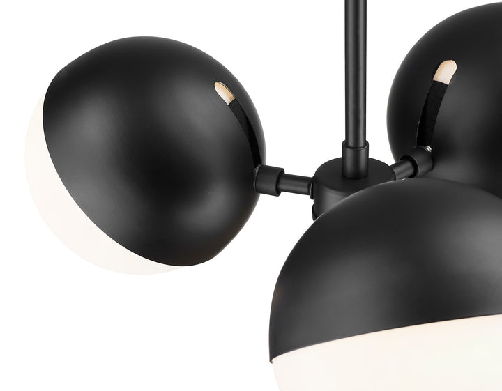 Z-Lite Canada - 7517-3MB - Three Light Chandelier - Realm Sphere - Matte Black