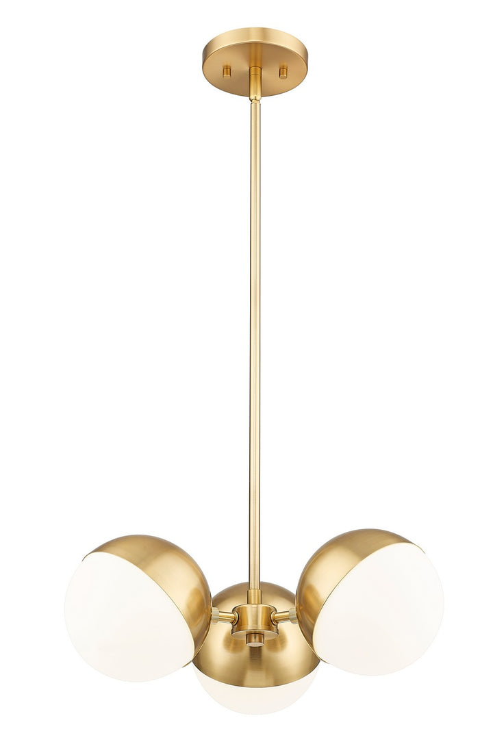 Z-Lite Canada - 7517-3MGLD - Three Light Chandelier - Realm Sphere - Modern Gold