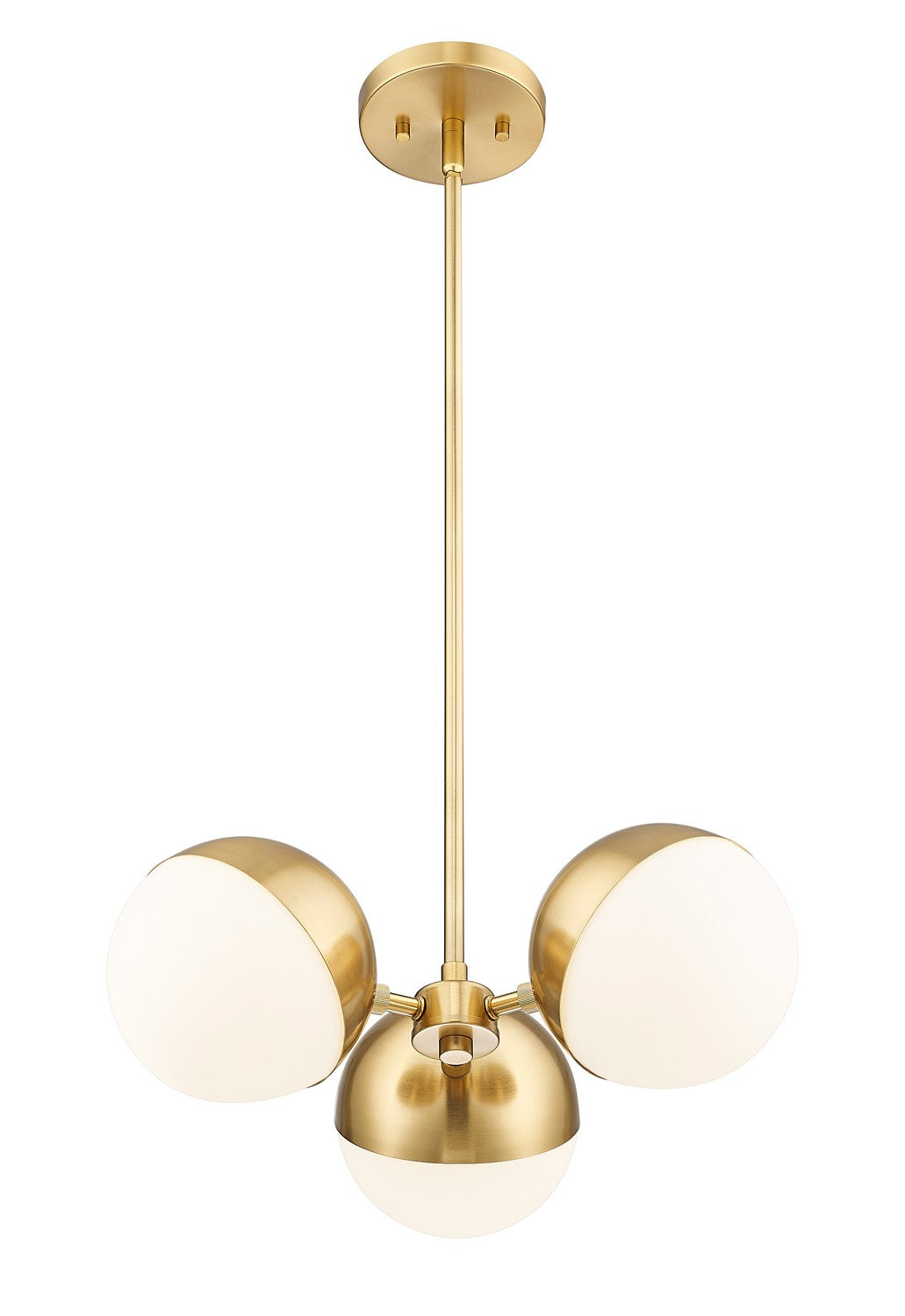 Z-Lite Canada - 7517-3MGLD - Three Light Chandelier - Realm Sphere - Modern Gold