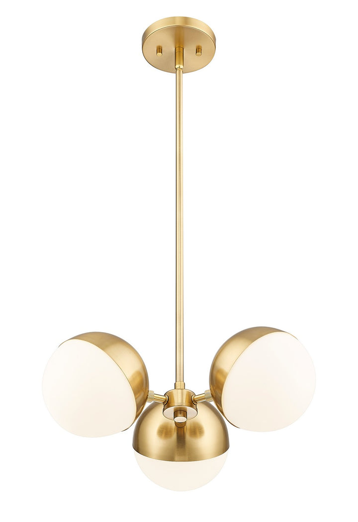 Z-Lite Canada - 7517-3MGLD - Three Light Chandelier - Realm Sphere - Modern Gold