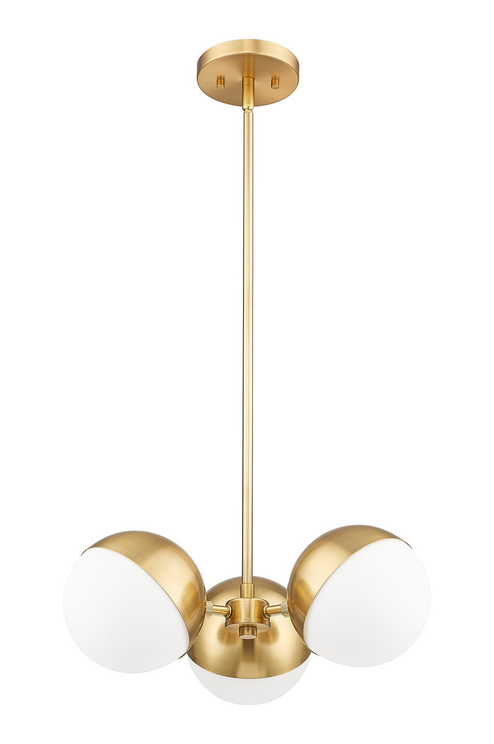 Z-Lite Canada - 7517-3MGLD - Three Light Chandelier - Realm Sphere - Modern Gold