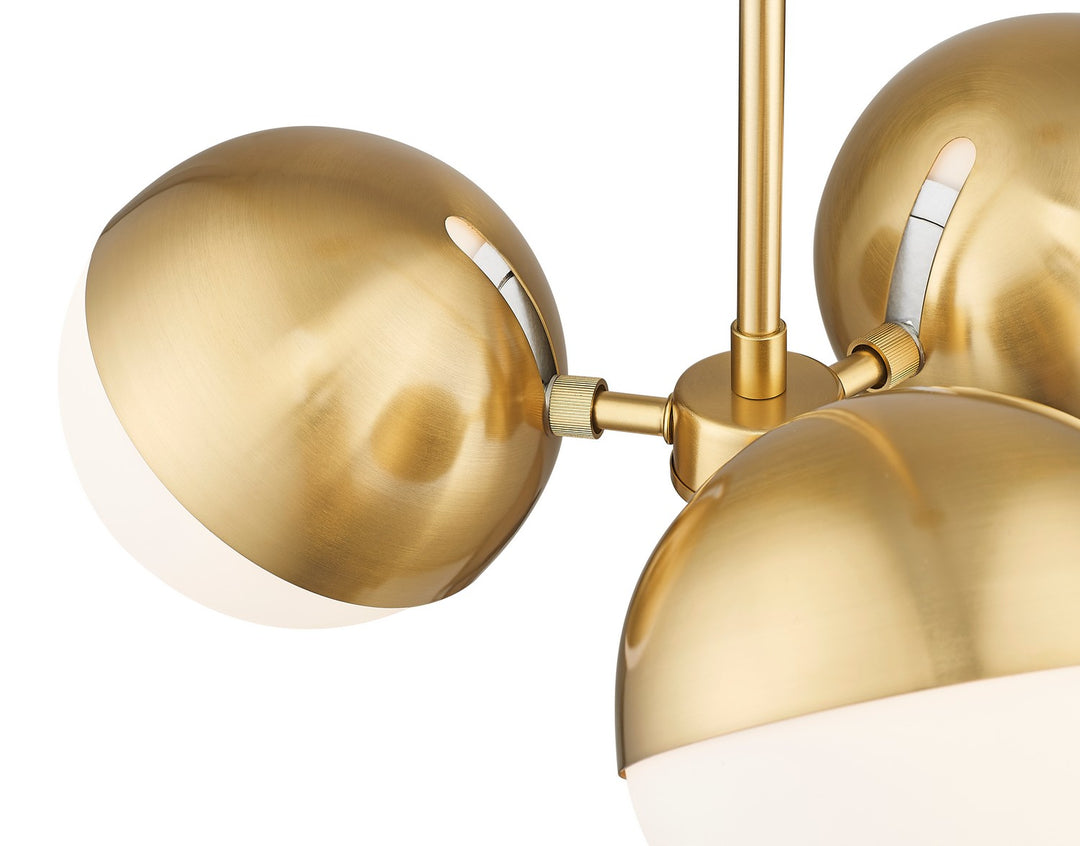 Z-Lite Canada - 7517-3MGLD - Three Light Chandelier - Realm Sphere - Modern Gold