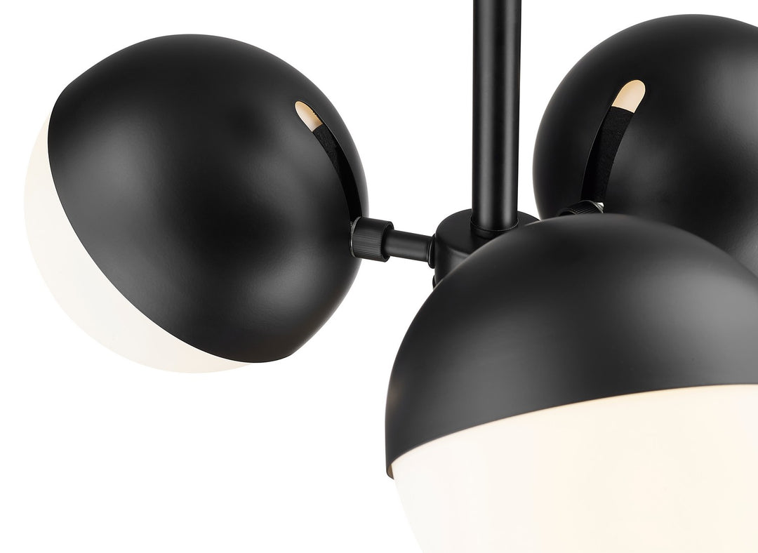 Z-Lite Canada - 7517-3SF-MB - Three Light Semi Flush Mount - Realm Sphere - Matte Black