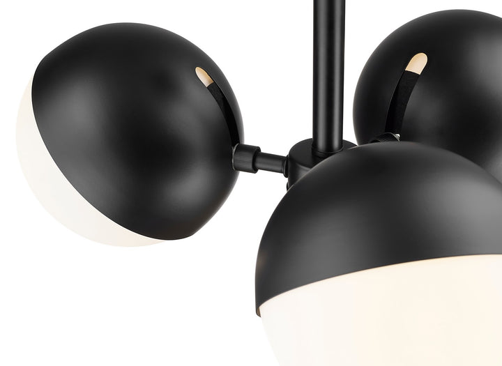 Z-Lite Canada - 7517-3SF-MB - Three Light Semi Flush Mount - Realm Sphere - Matte Black