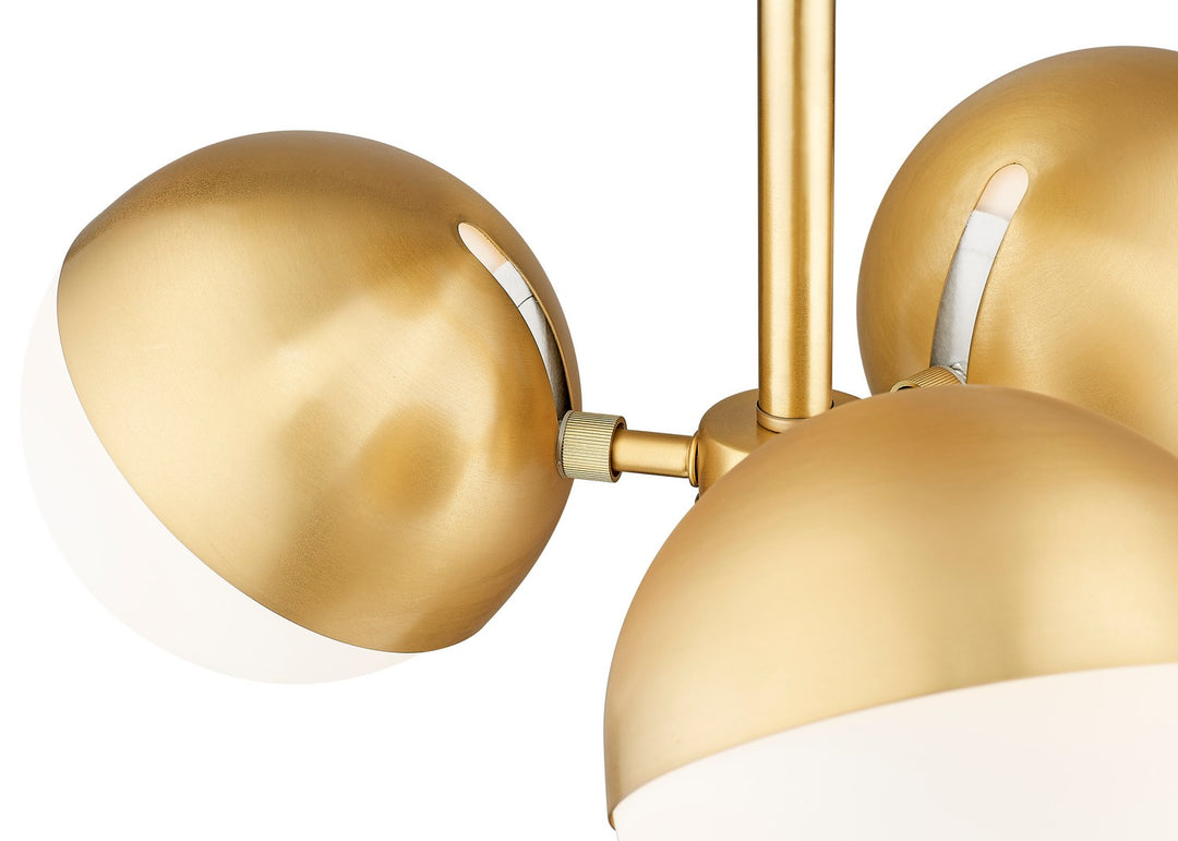 Z-Lite Canada - 7517-3SF-MGLD - Three Light Semi Flush Mount - Realm Sphere - Modern Gold
