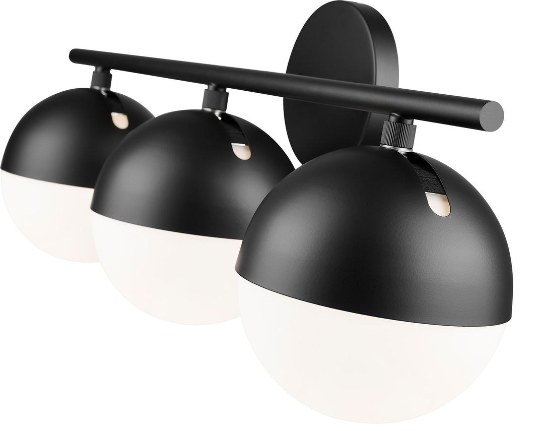 Z-Lite Canada - 7517-3V-MB - Three Light Vanity - Realm Sphere - Matte Black