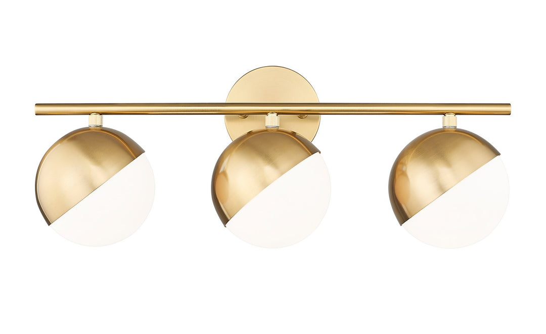 Z-Lite Canada - 7517-3V-MGLD - Three Light Vanity - Realm Sphere - Modern Gold