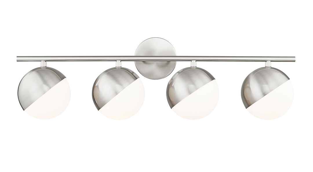Z-Lite Canada - 7517-4V-BN - Four Light Vanity - Realm Sphere - Brushed Nickel
