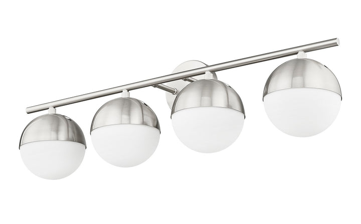 Z-Lite Canada - 7517-4V-BN - Four Light Vanity - Realm Sphere - Brushed Nickel
