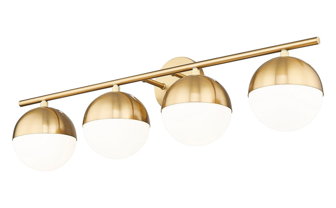 Z-Lite Canada - 7517-4V-MGLD - Four Light Vanity - Realm Sphere - Modern Gold