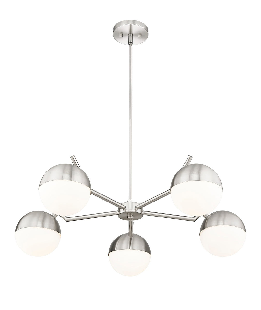 Z-Lite Canada - 7517-5BN - Five Light Chandelier - Realm Sphere - Brushed Nickel