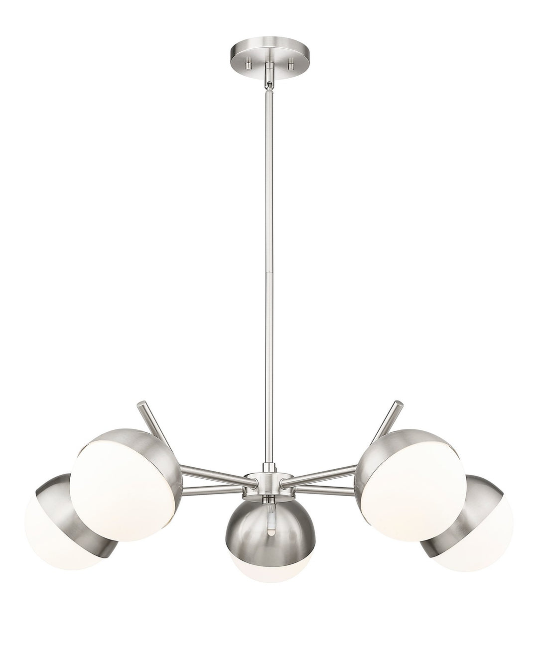 Z-Lite Canada - 7517-5BN - Five Light Chandelier - Realm Sphere - Brushed Nickel