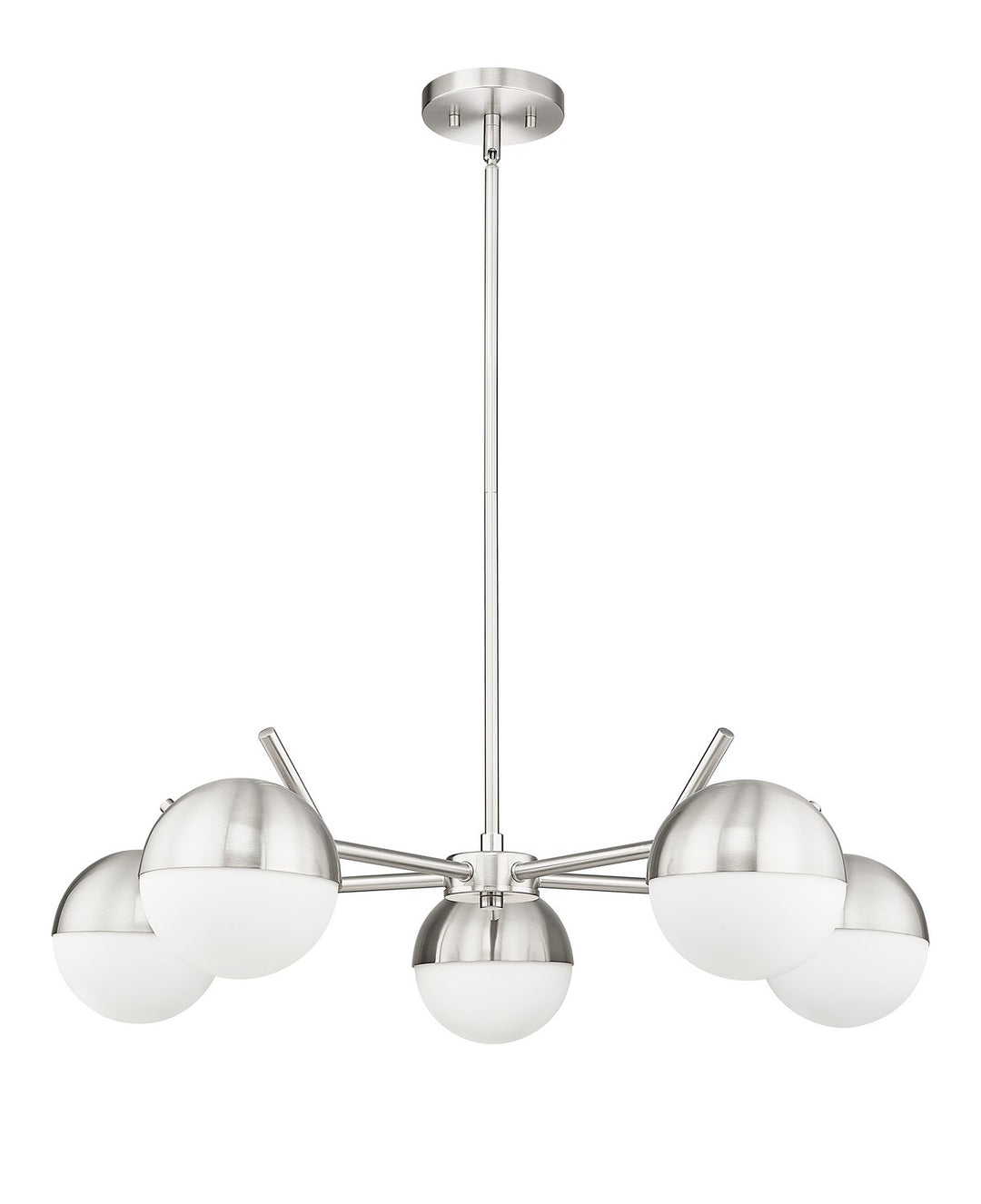 Z-Lite Canada - 7517-5BN - Five Light Chandelier - Realm Sphere - Brushed Nickel