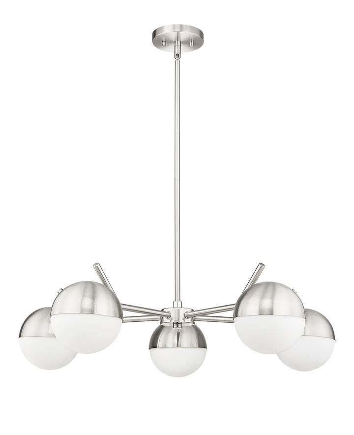 Z-Lite Canada - 7517-5BN - Five Light Chandelier - Realm Sphere - Brushed Nickel